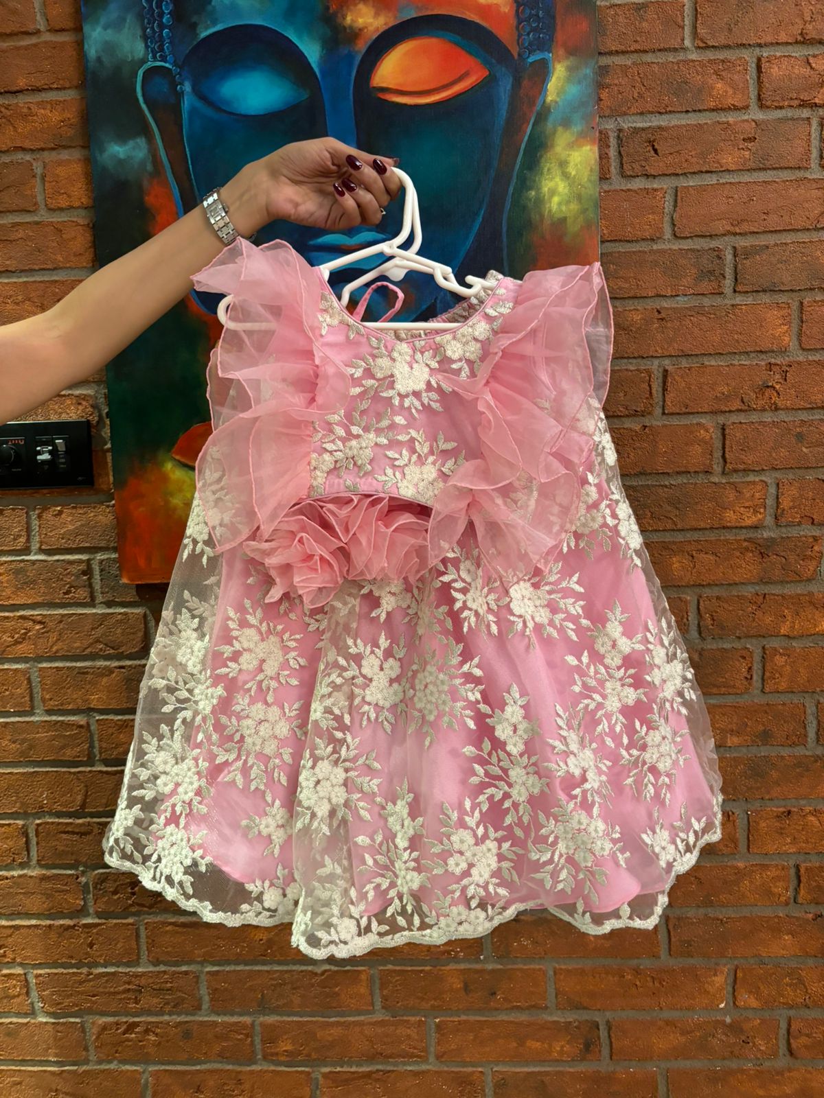 Dazzling pink lehenga set