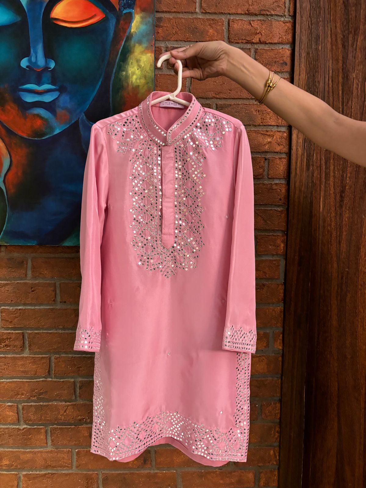 Lotus pink kurta set