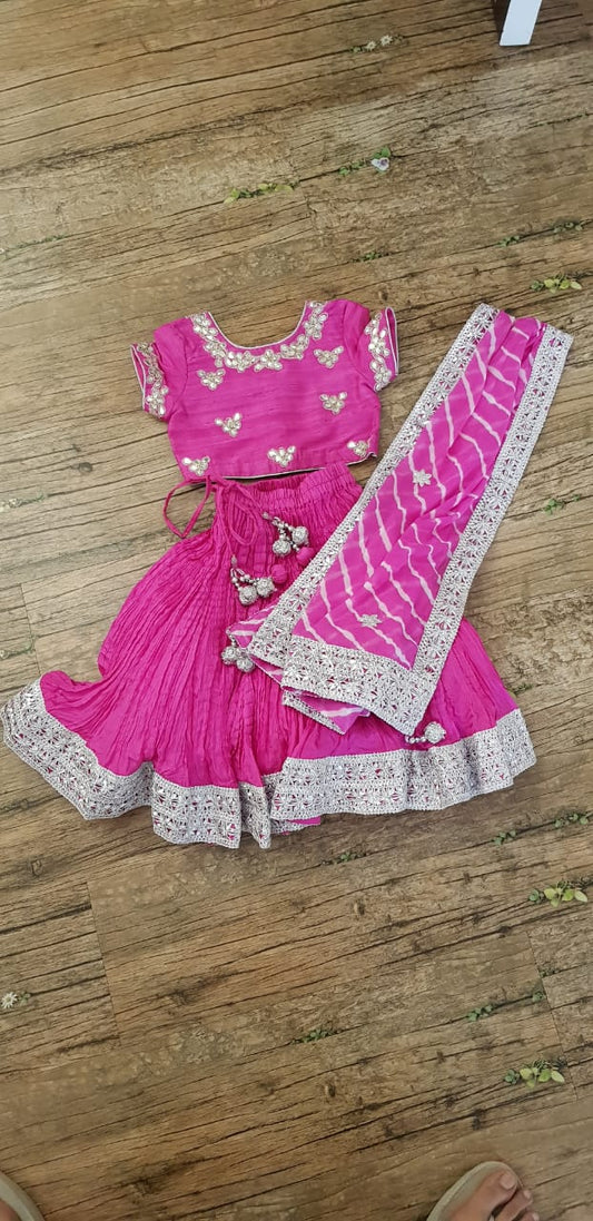 Rani pink lehenga set