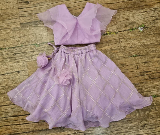 Lavender lehenga set