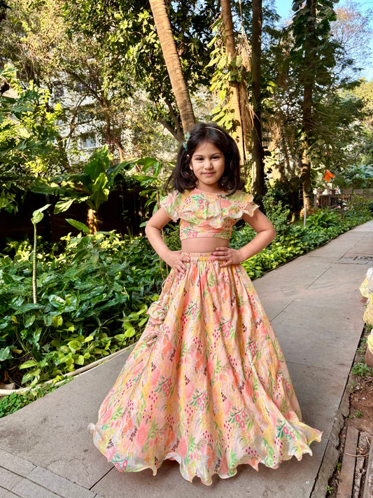 Gorgeous wildflower lehenga set